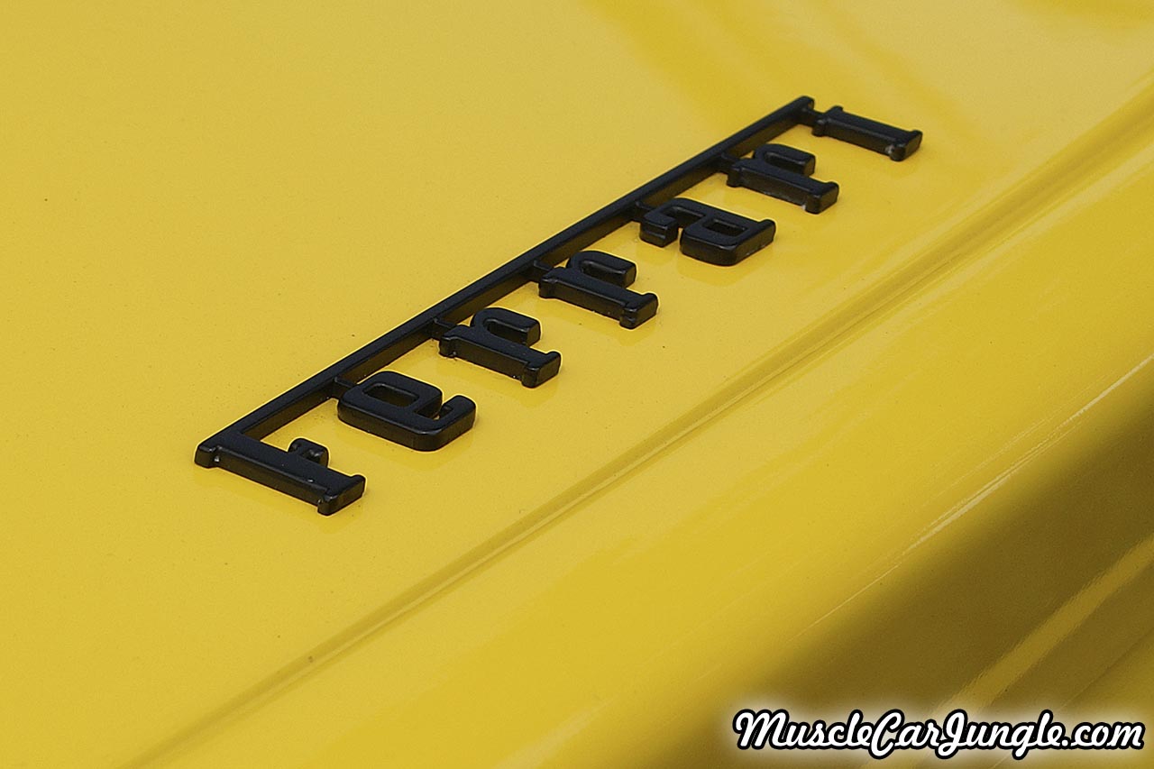 575M Maranello Yellow Rear Insignia