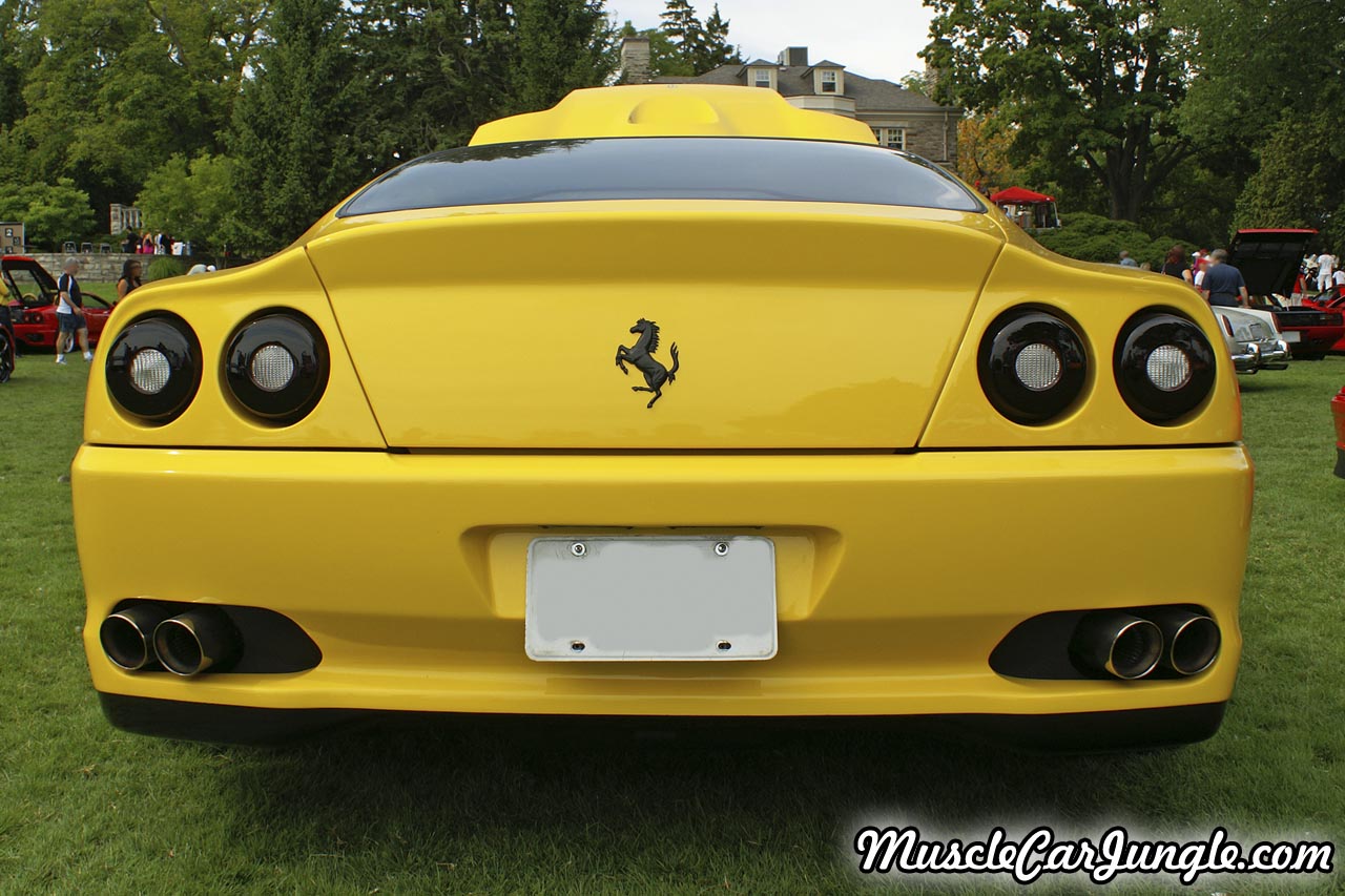 575M Maranello Yellow Rear