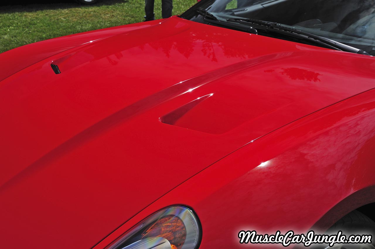 Red 599 GTB Hood Vents