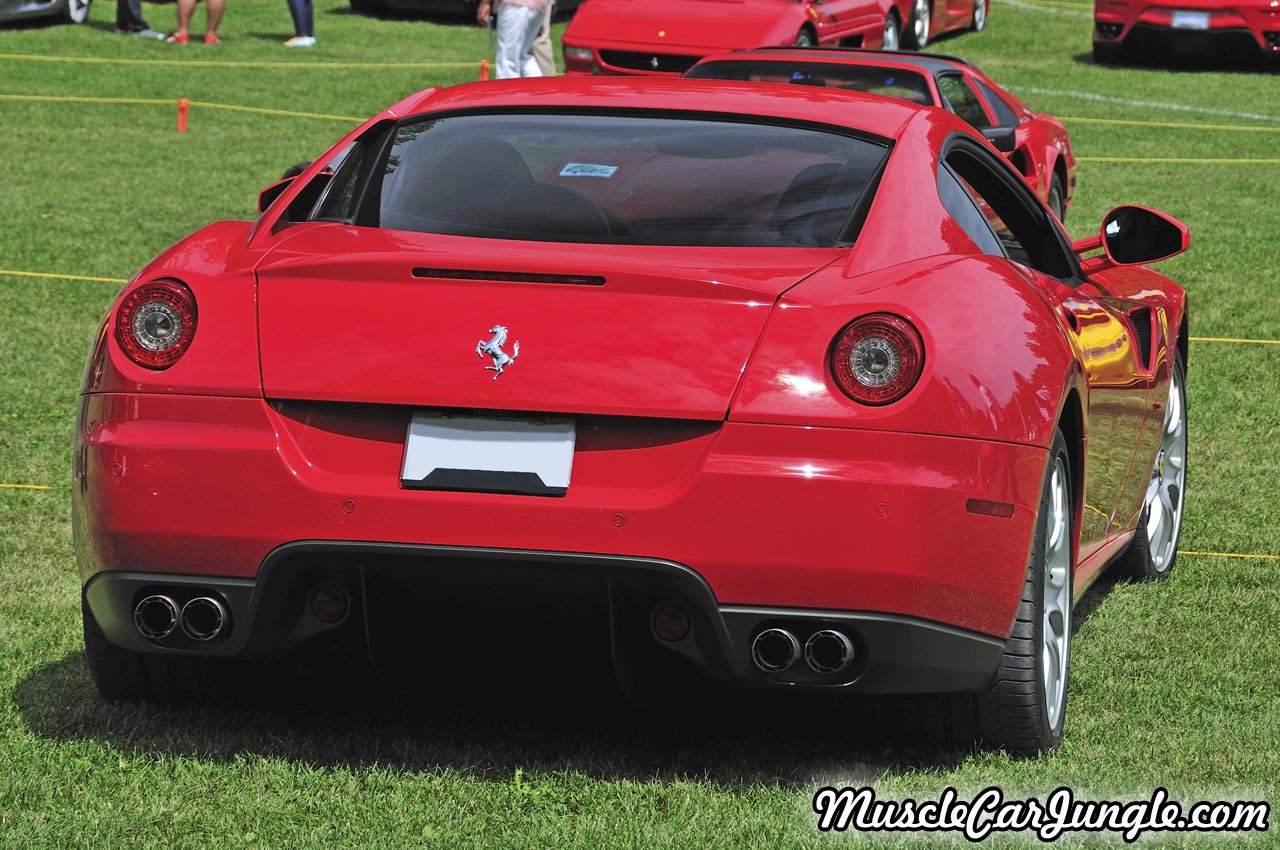 Red 599 GTB Rear
