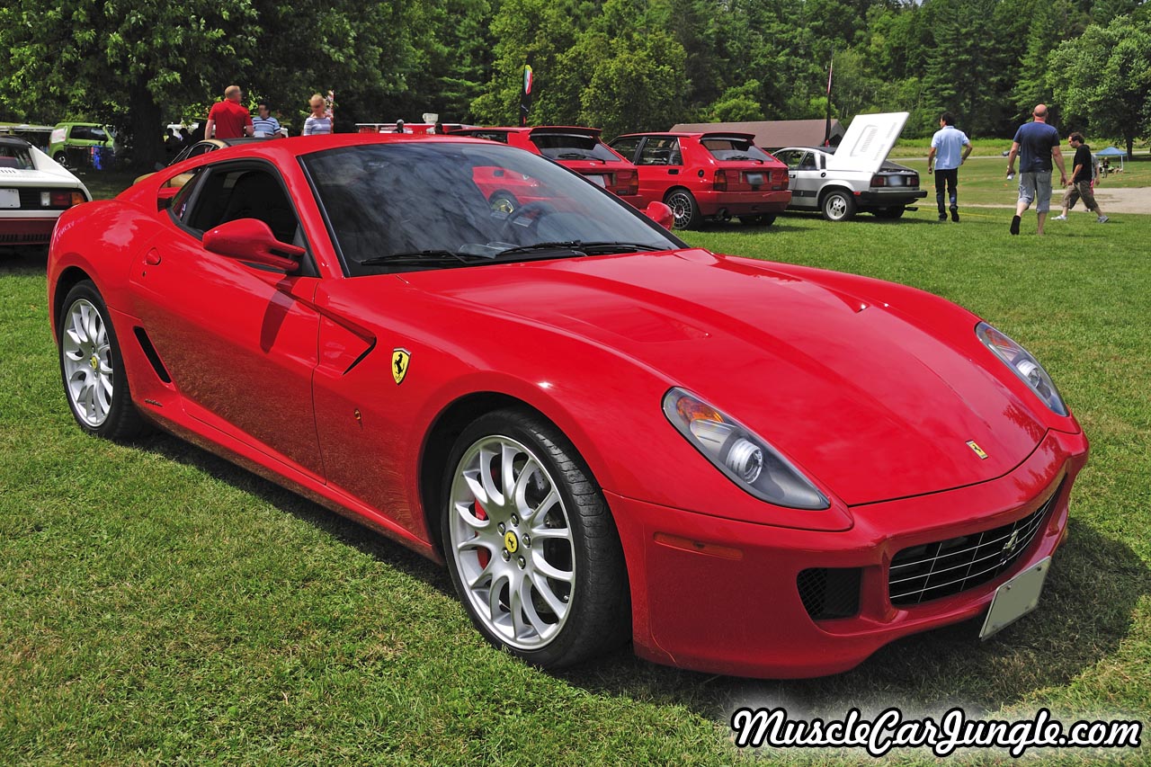 Red Ferrari 599
