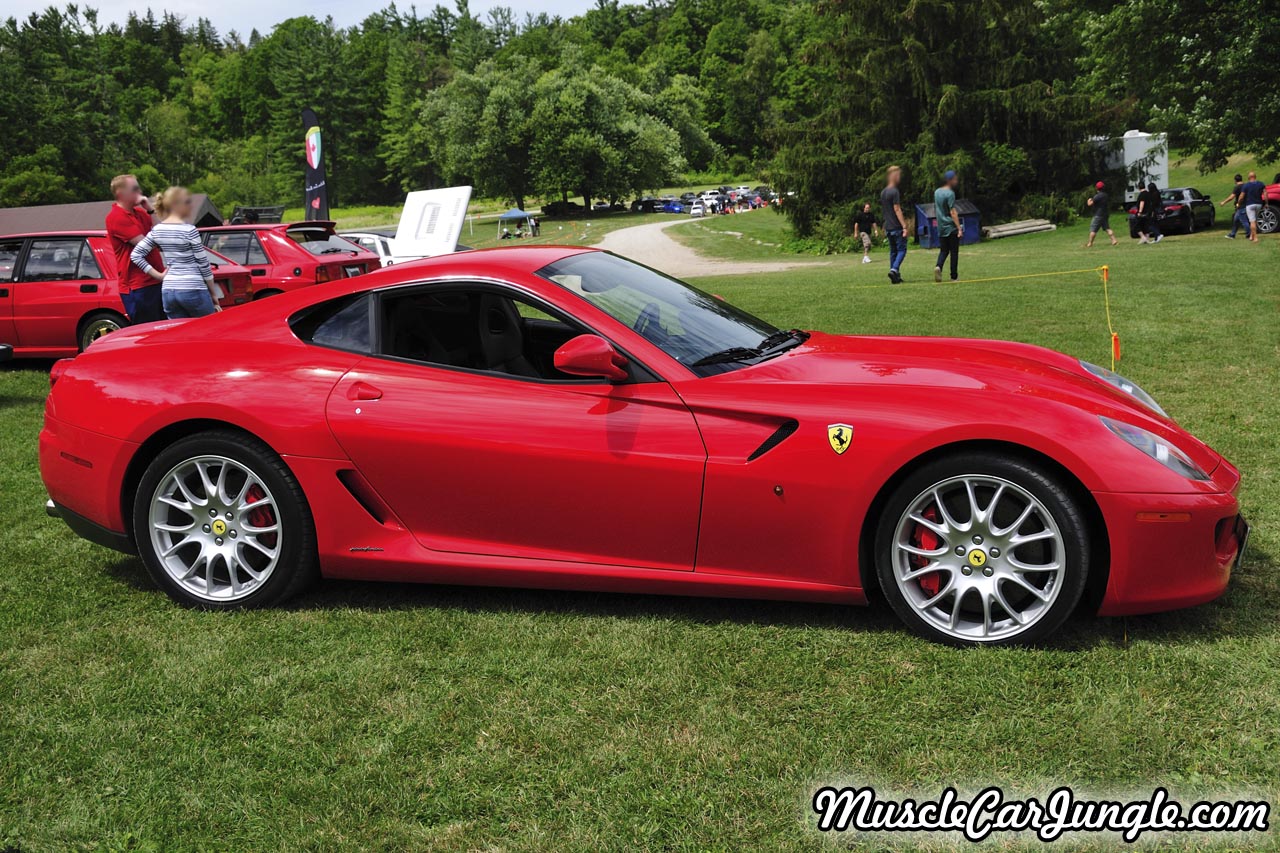 Red Ferrari 599 Right Side