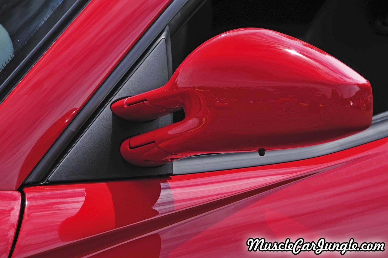 Red Ferrari 599 Side Mirror