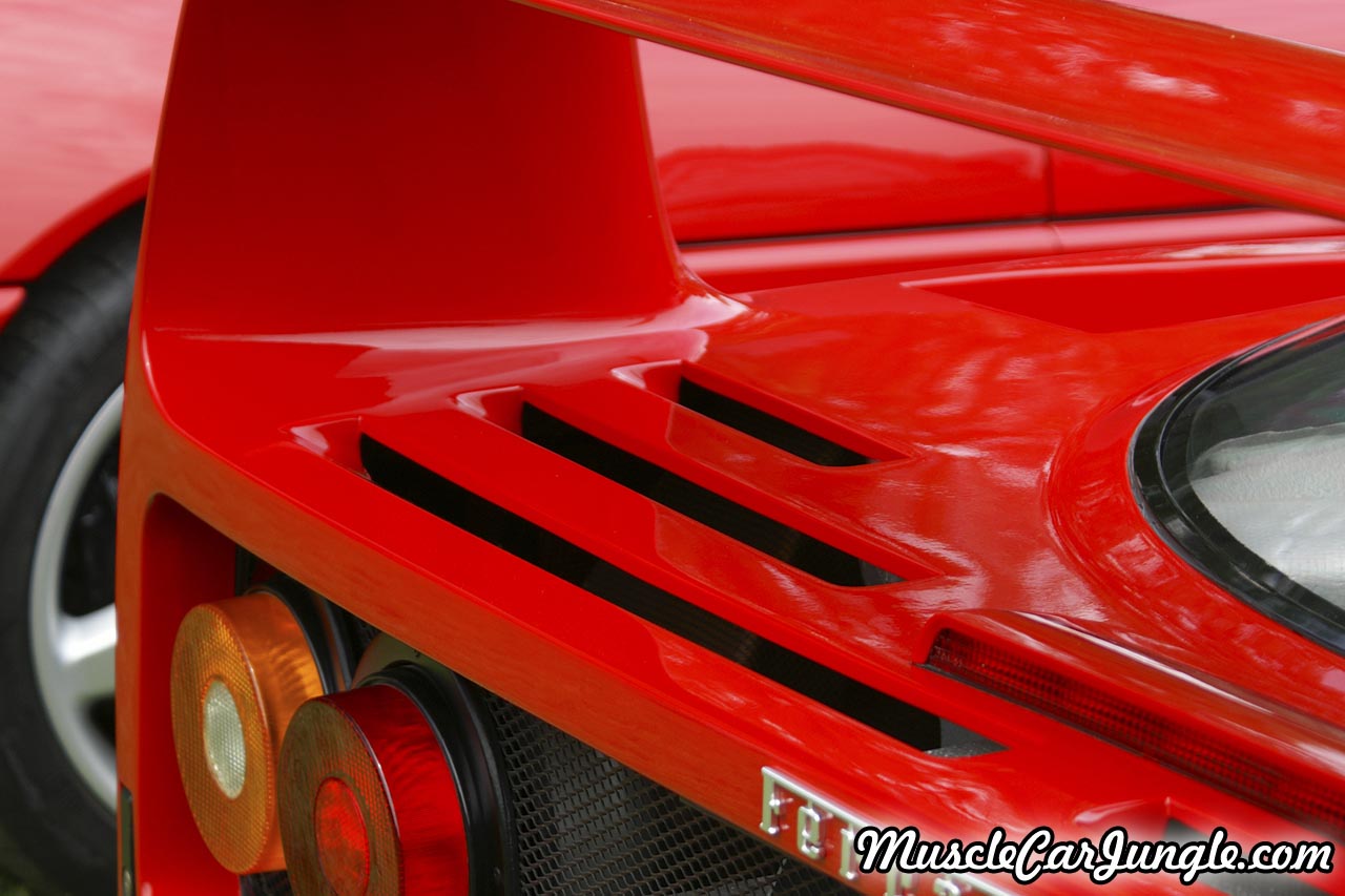 1991 Ferrari F40 Rear Vents