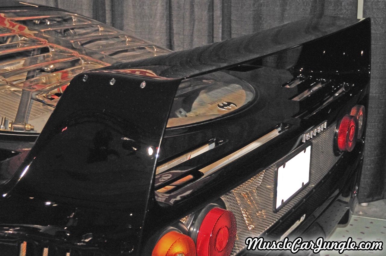 Black 1991 Ferrari F40 Rear Wing