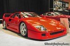 Red 1991 Ferrari F40 Front Right