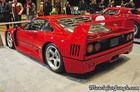 Red 1991 Ferrari F40 Rear Left