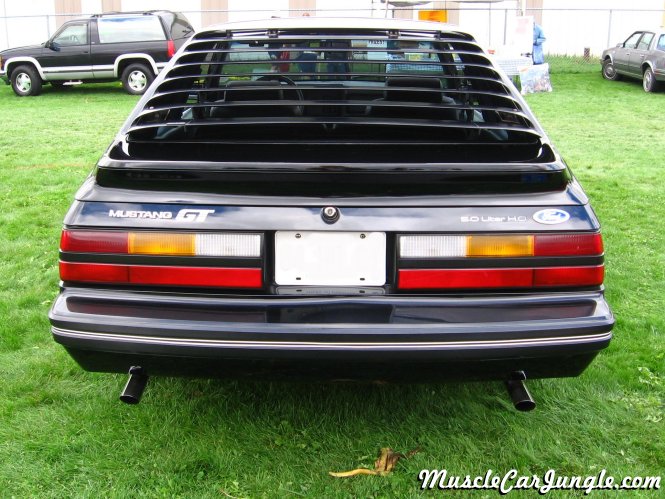 1984 Mustang GT HO Rear Louvers