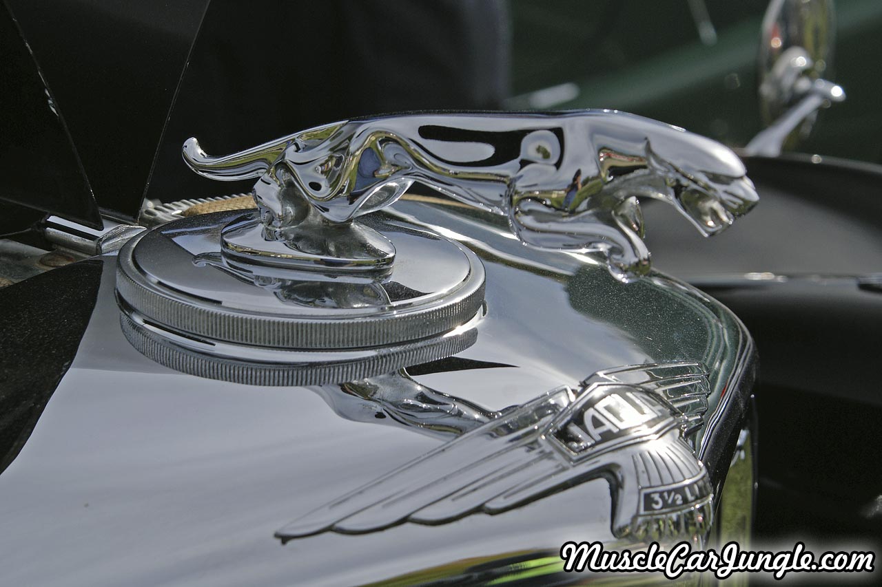 1949 Jaguar MK V Drop Head Coupe Hood Ornament