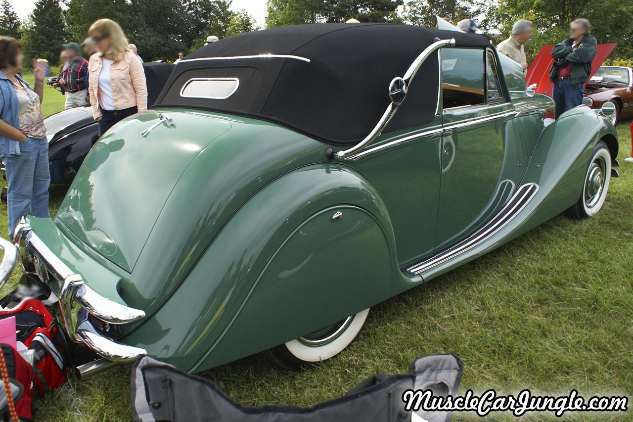 1950 Jaguar MK V Drop Head Coupe Rear Right