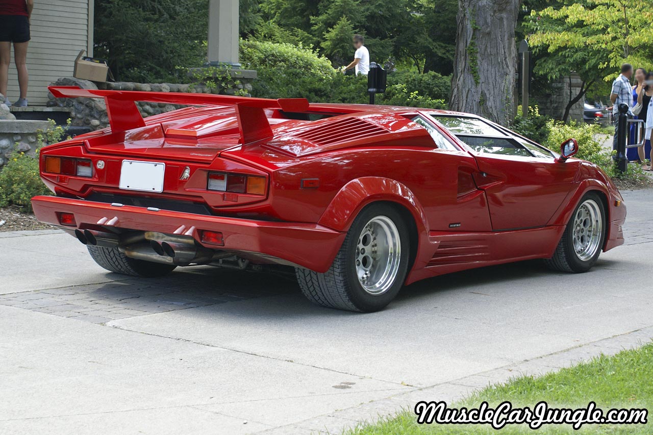 25th Anniversary Countach Rear Angle