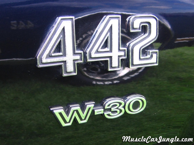 1972 Cutlass Supreme Convertible W 30 Name Plate