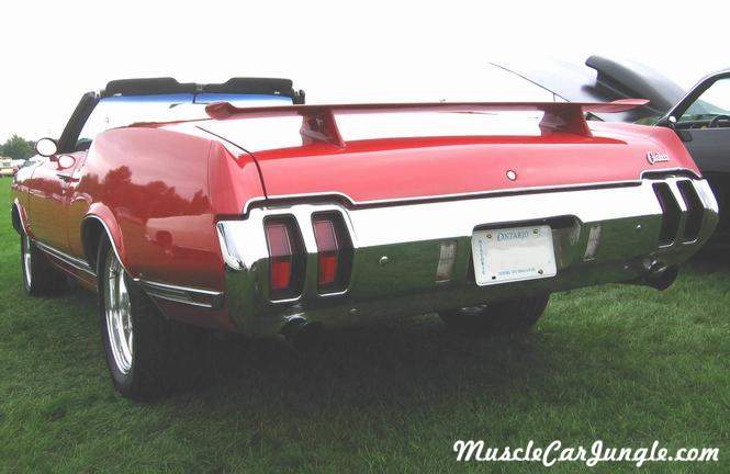 1970 Olds Cutlass Convertible Rear