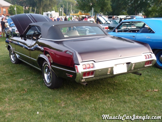 1972 Olds Cutlass Supreme Convertible Rear Left