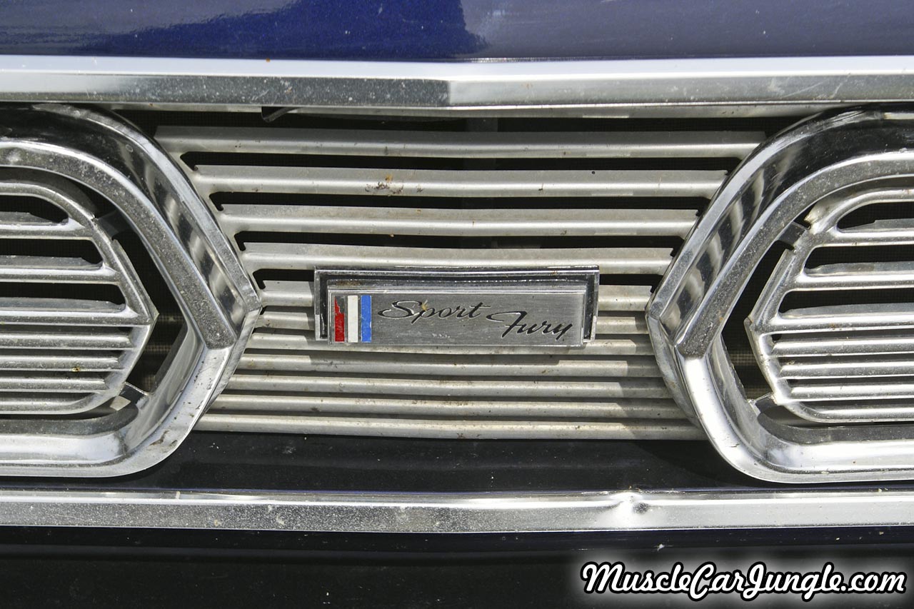 1966 Sport Fury Grill Badge