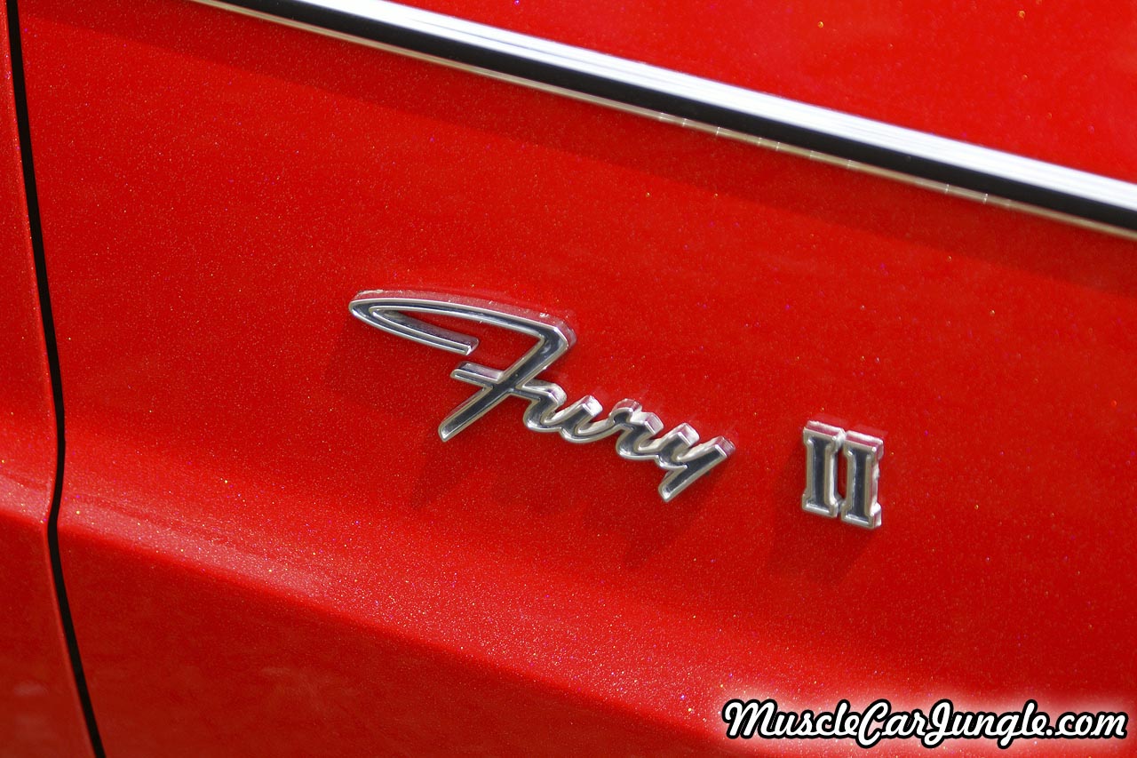 1970 Fury II Front Fender Name Plate
