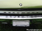 1968 Pontiac Beaumont 327 Rear Nameplate