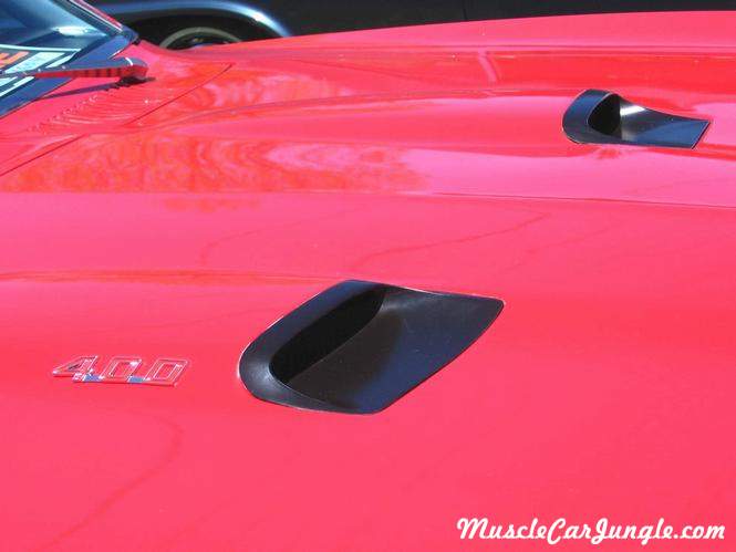 1967 Firebird 400 Hood Scoops