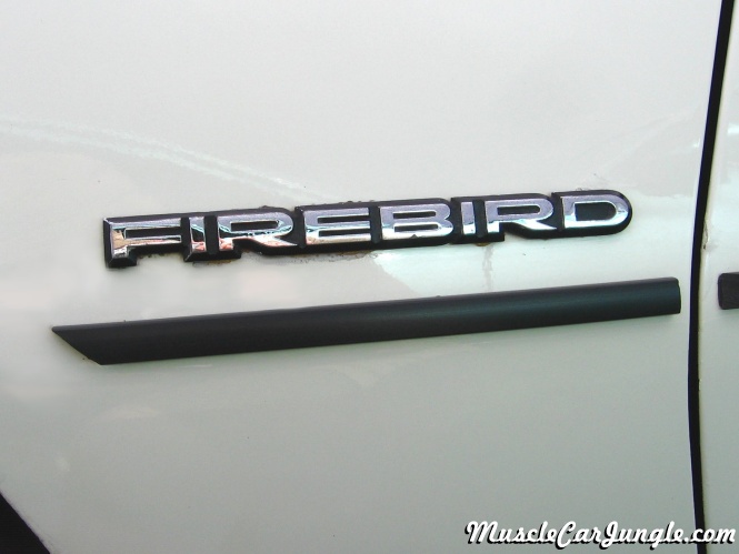 1984 Firebird Name Plate