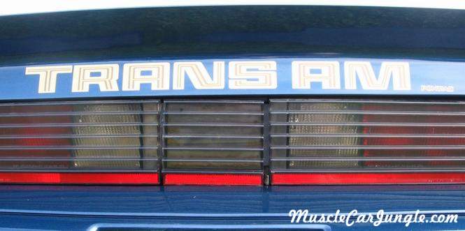 1979 Firebird Trans Am Nameplate